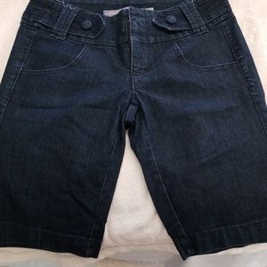Bermuda denim shorts